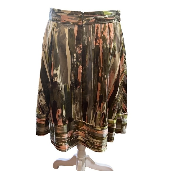 Calvin Klein Dresses & Skirts - Calvin Klein Multi-Color Pleated A Line Midi Skirt Size 6